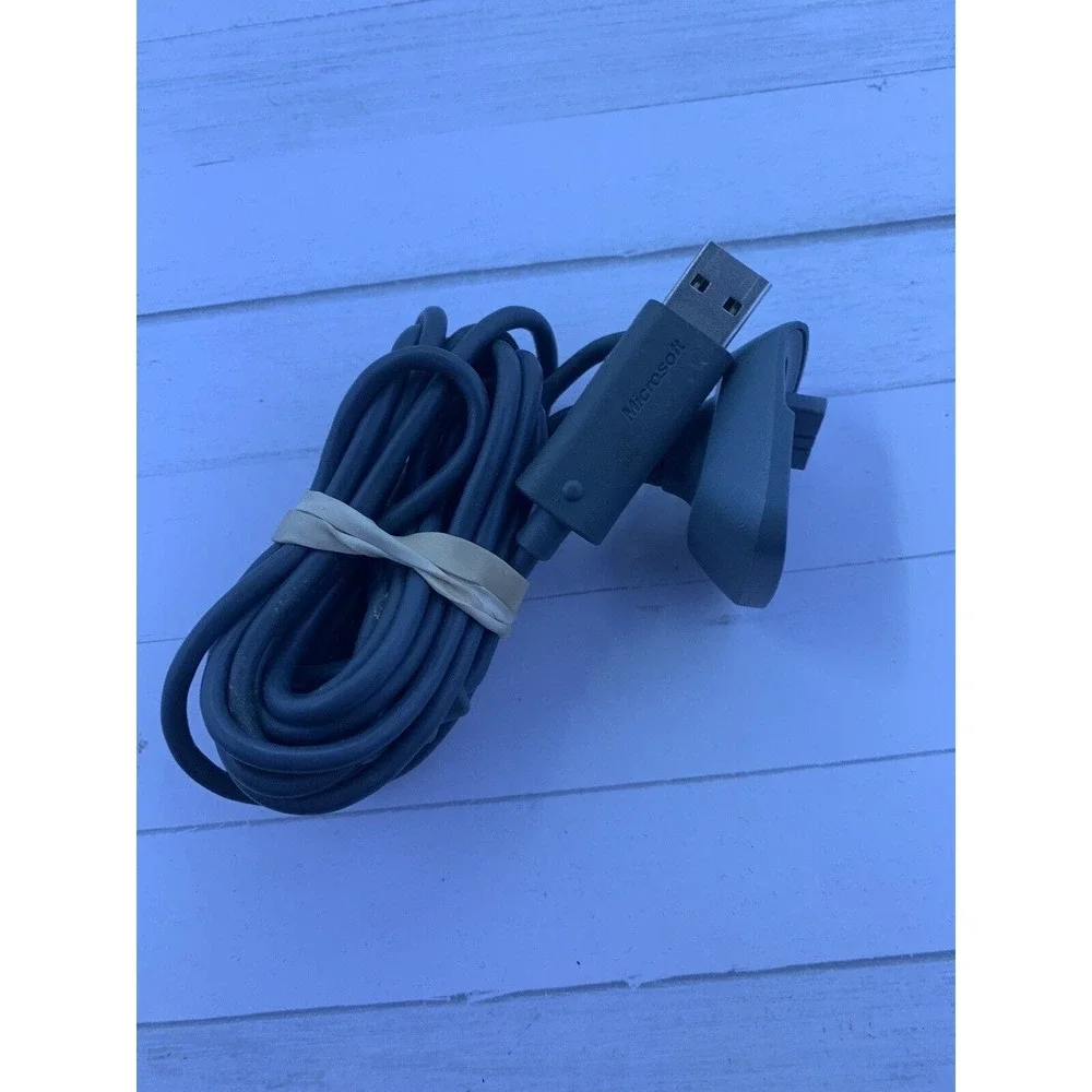 Genuine Microsoft Xbox 360 Play Charge Kit Cable OEM Official Original